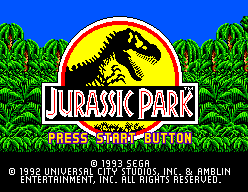 Jurassic Park screenshot 4 for Sega Master System